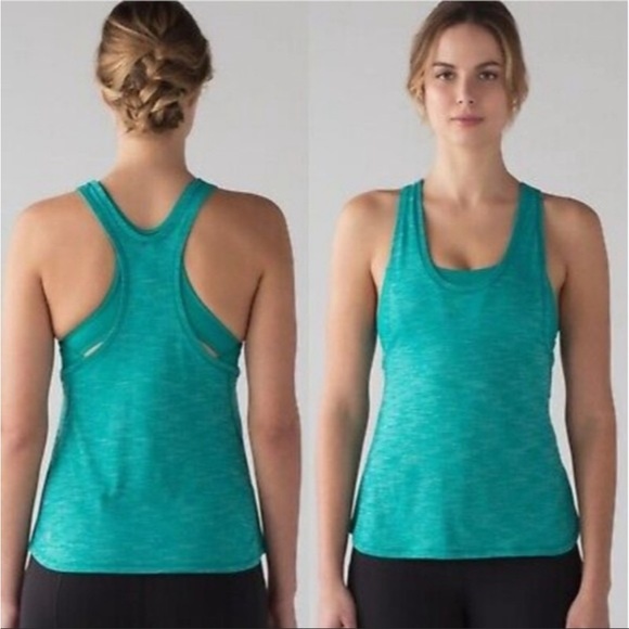 Lululemon Teal Glide and Stride Tank - Picture 13 of 13